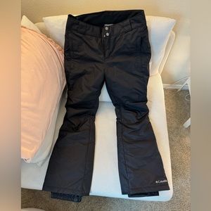 Columbia Omnitech Insualted Black Snow Pants Medium